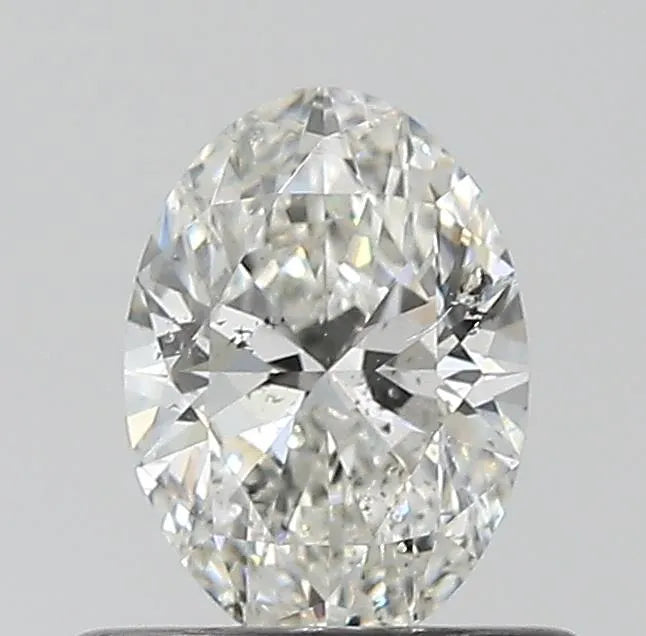 0.50ct Oval Natural Diamond (Colour H, Clarity SI2, Cut EX, IGI Certified)