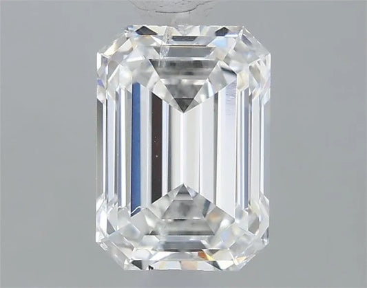 1.02ct Emerald Lab Grown Diamond (Colour F, Clarity SI1, IGI Certified)