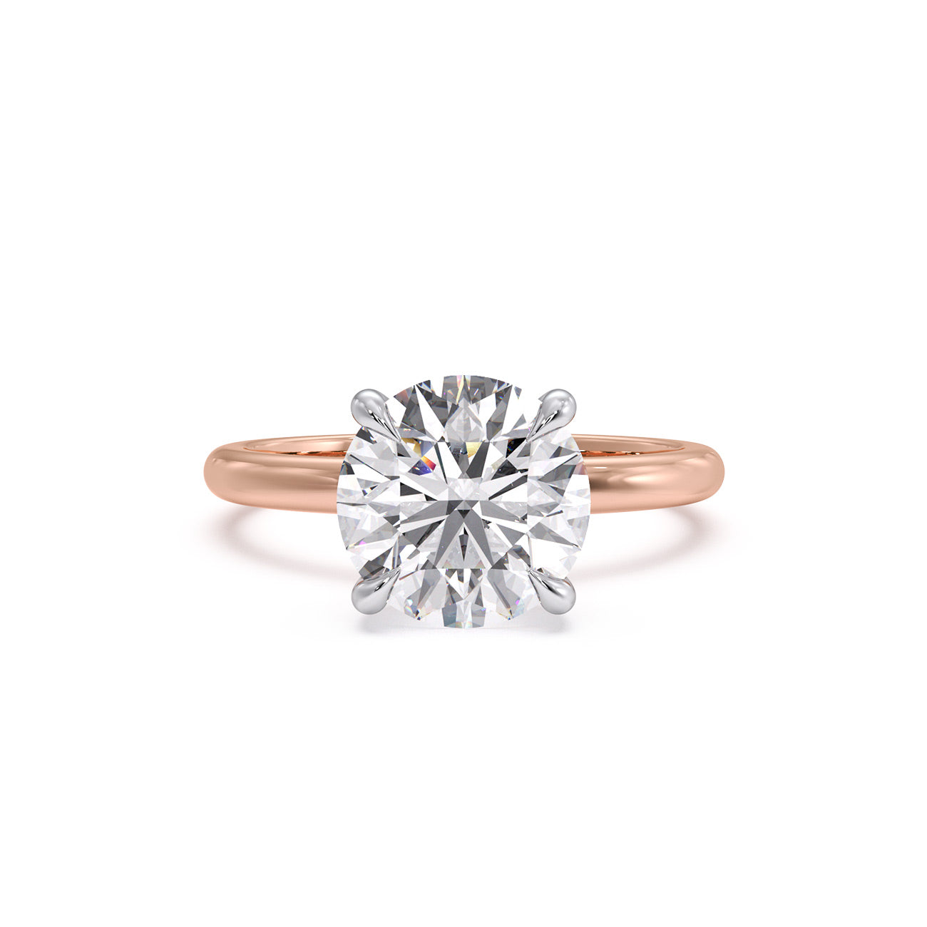 Aya - Solitaire W/ Hidden Halo
