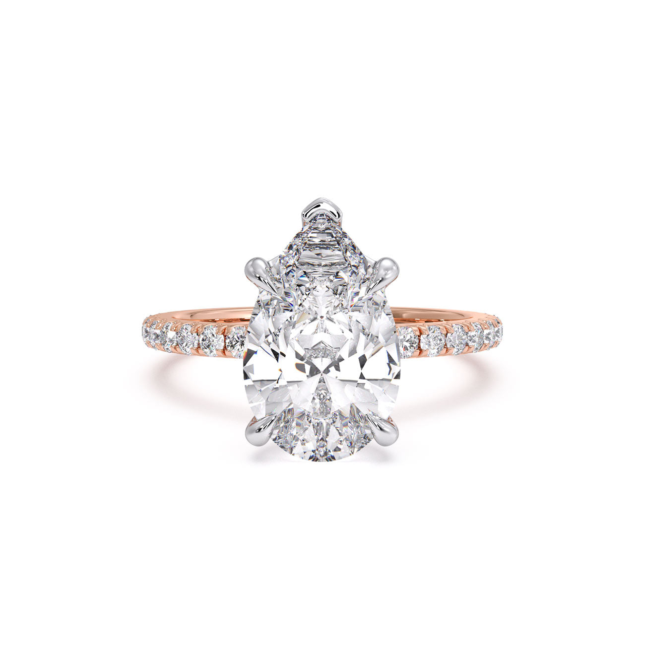 Zara - 4 Claw Pavé