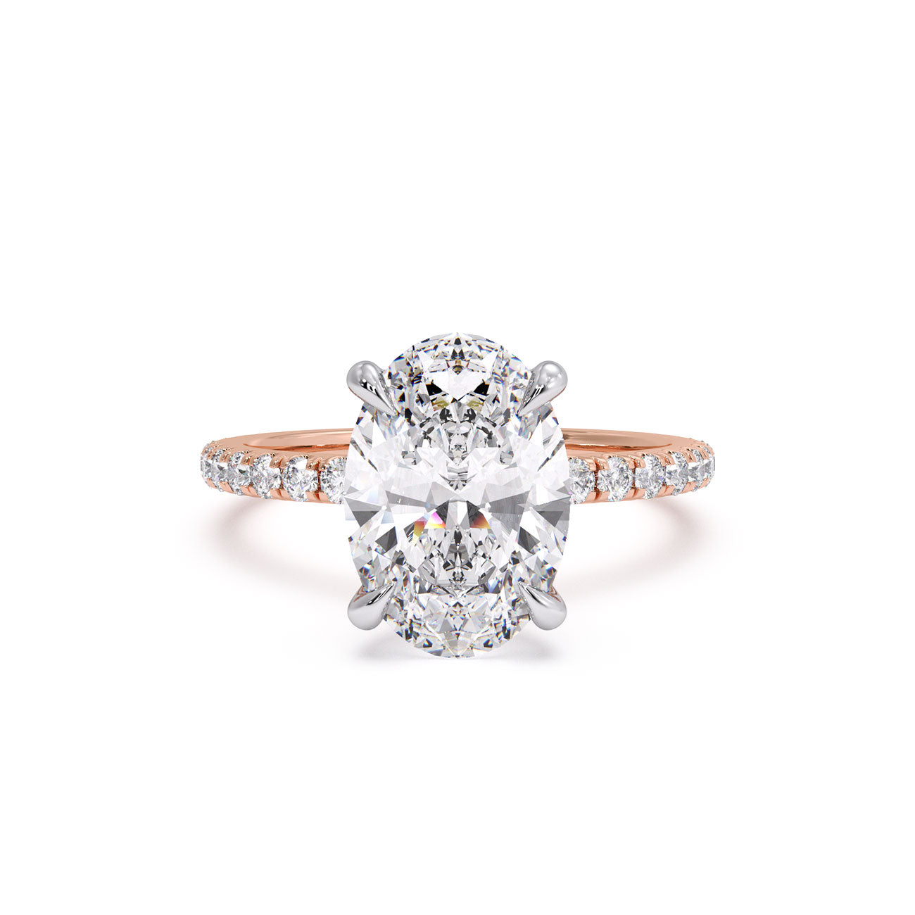 Zara - 4 Claw Pavé