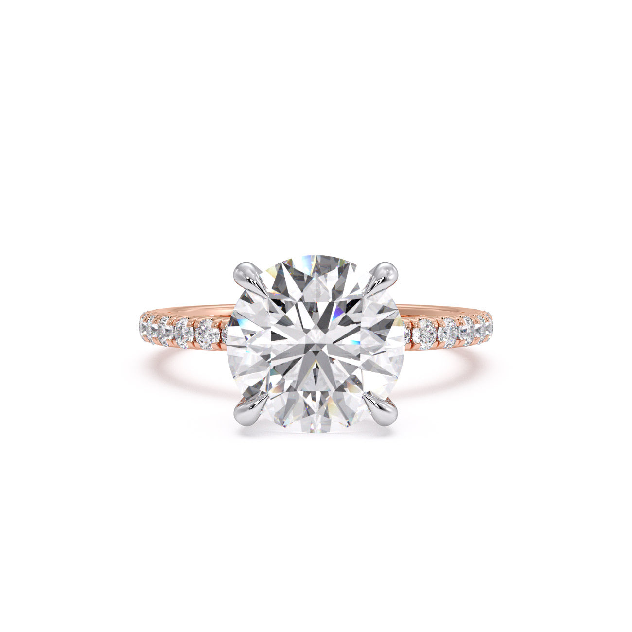 Zara - 4 Claw Pavé
