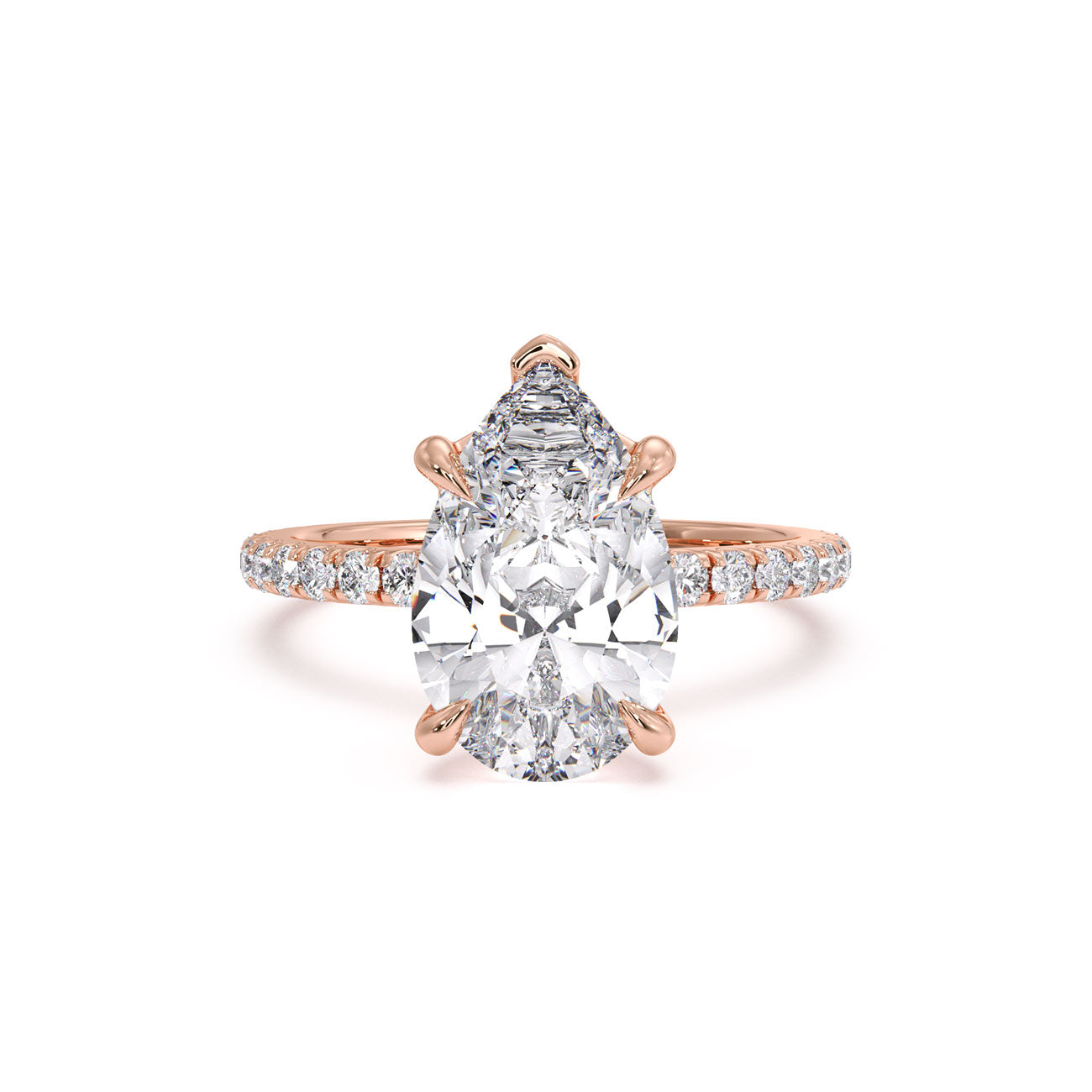 Zara - 4 Claw Pavé