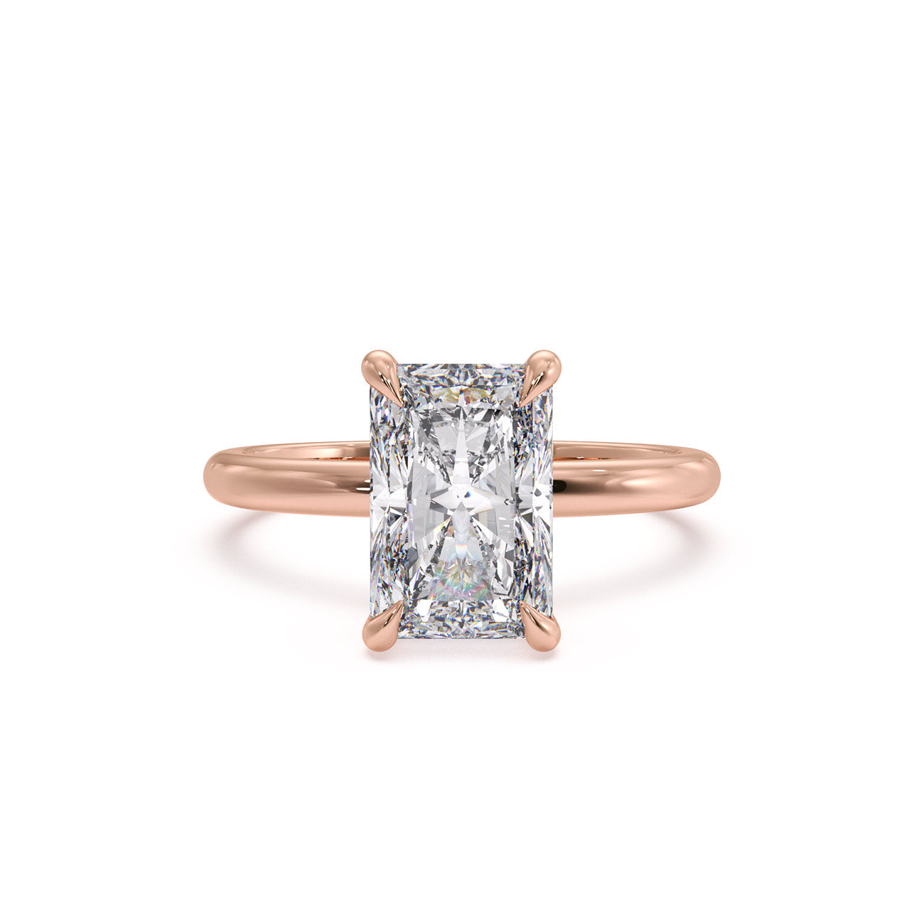 Aya - Solitaire W/ Hidden Halo