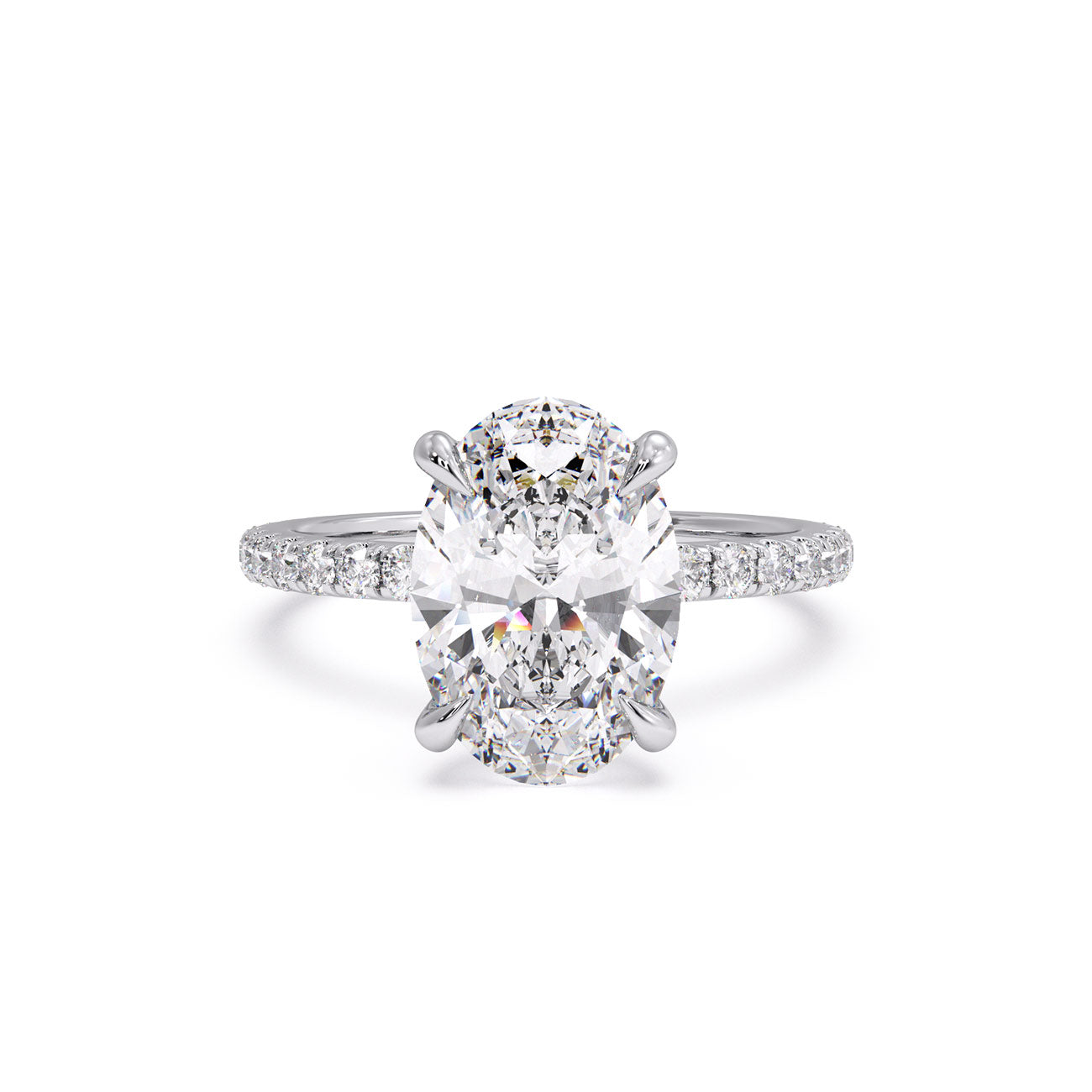 Zara - 4 Claw Pavé