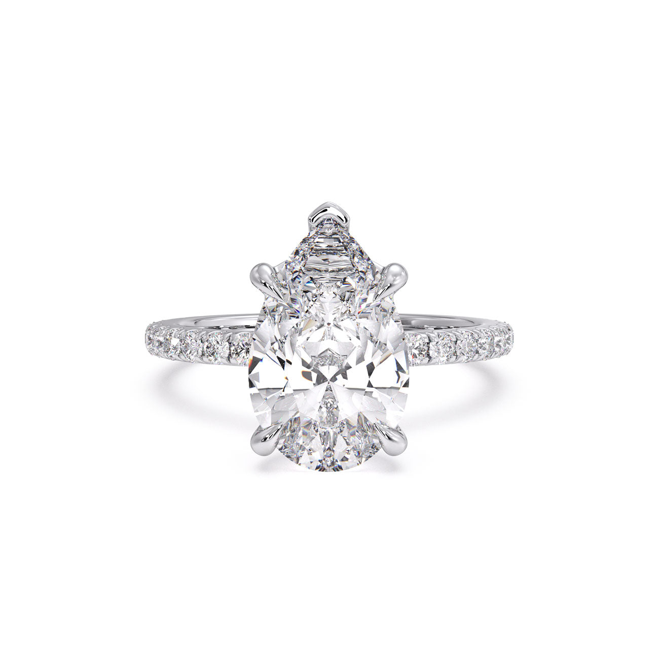 Zara - 4 Claw Pavé