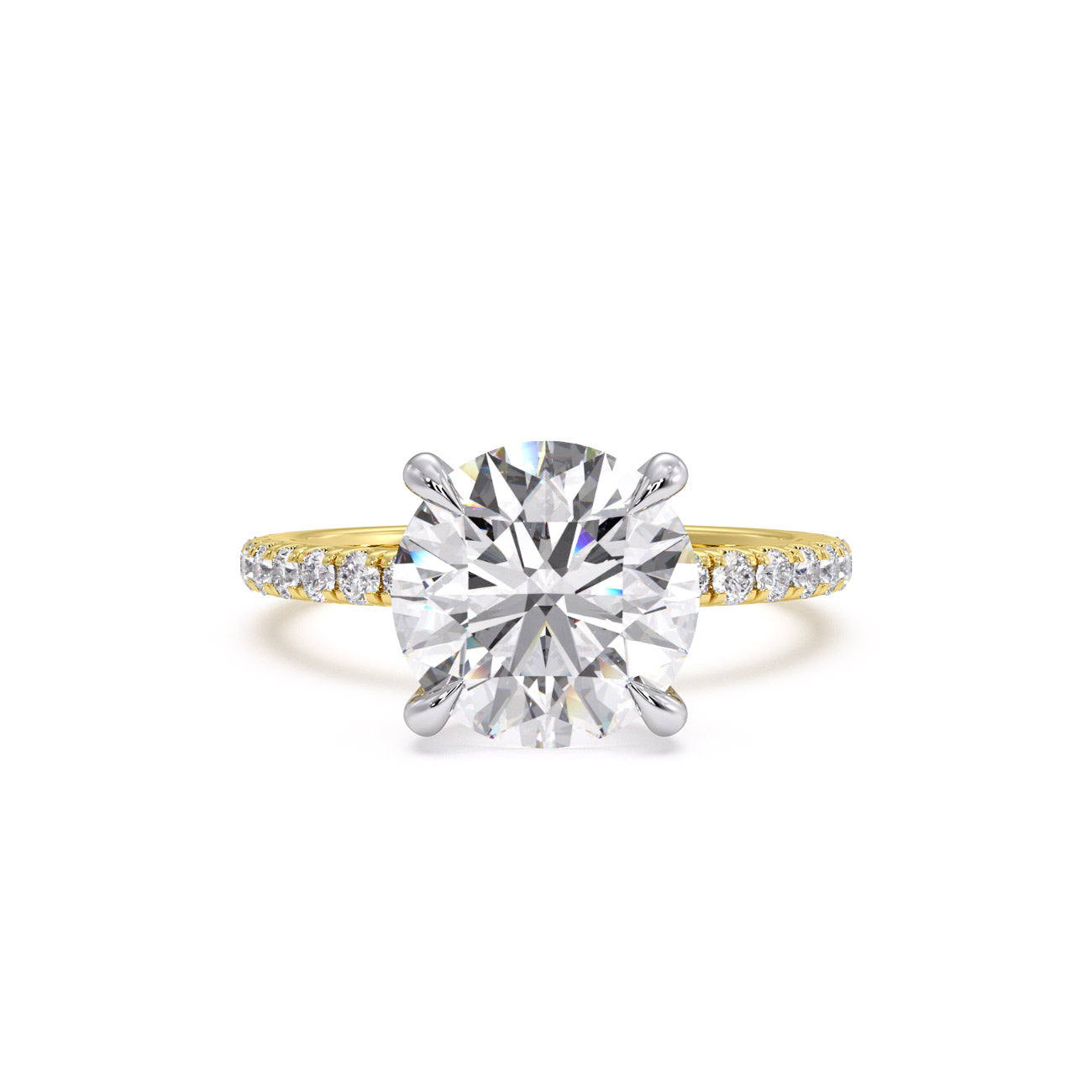Zara - 4 Claw Pavé