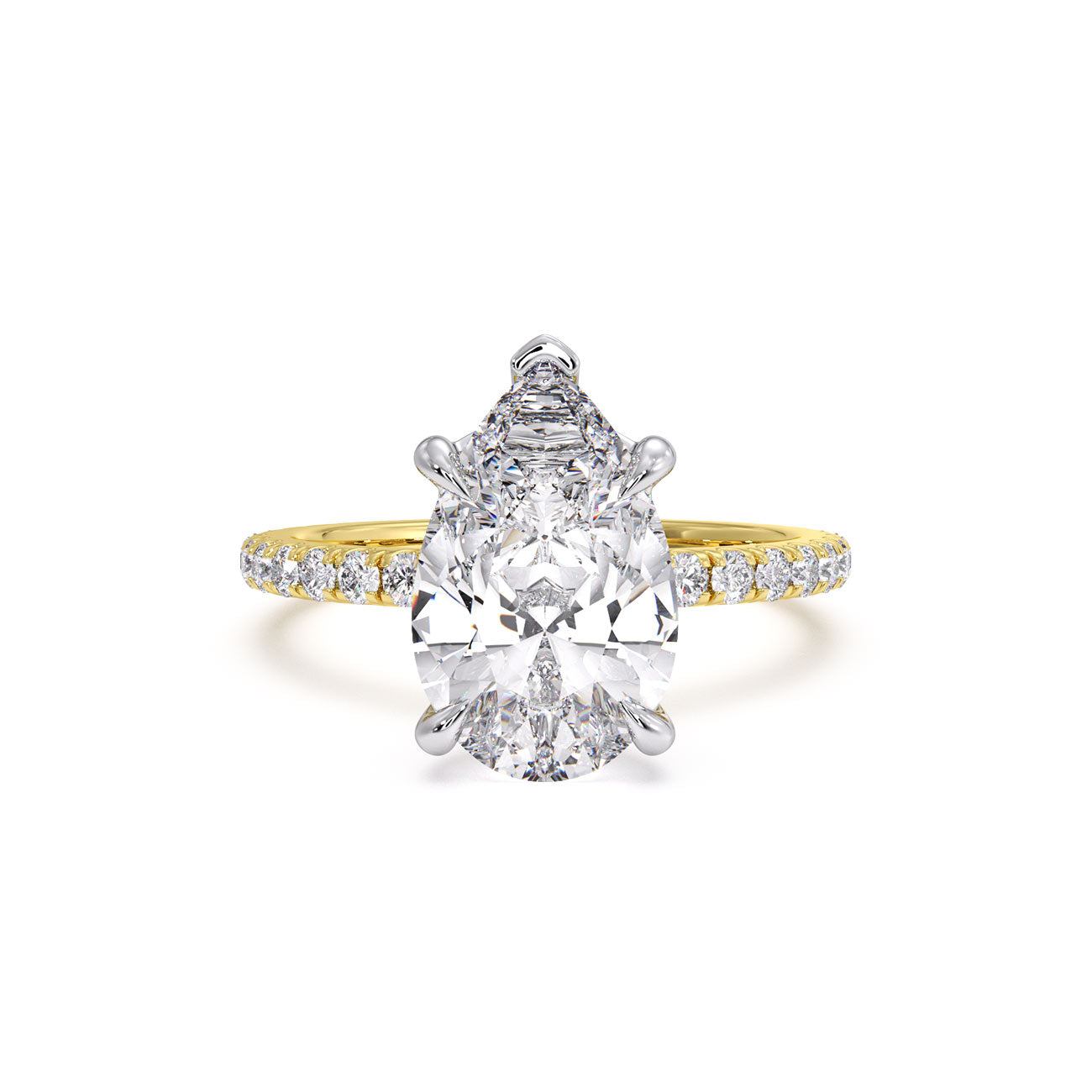 Zara - 4 Claw Pavé