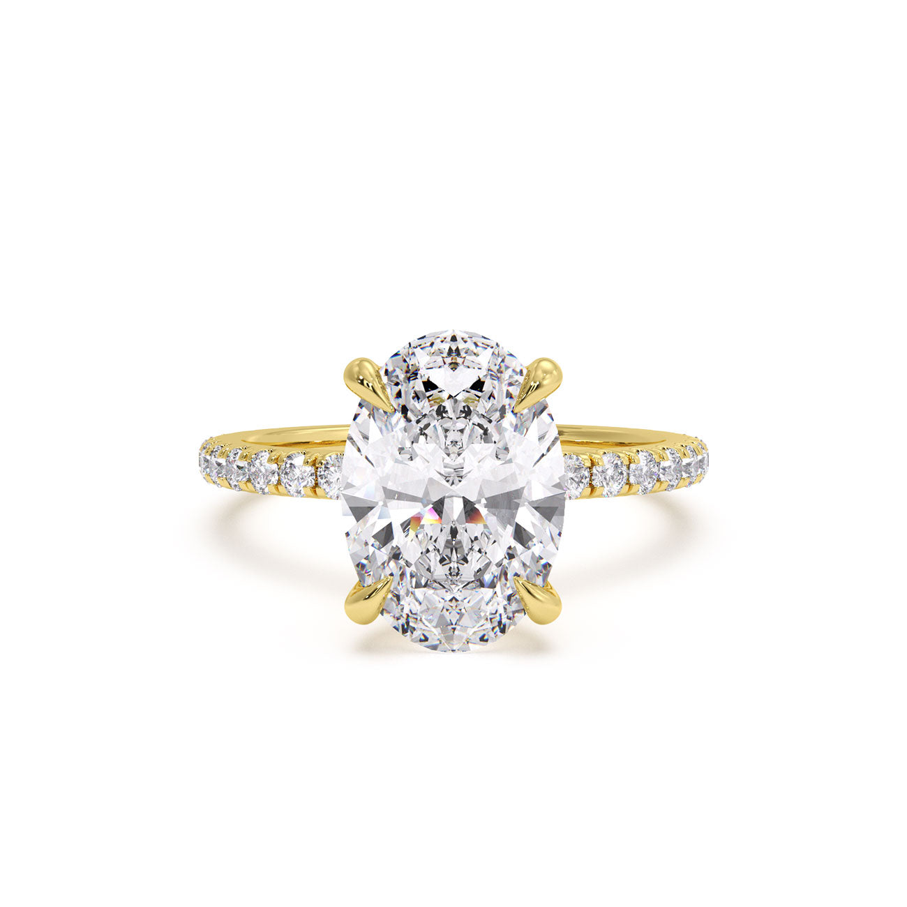 Zara - 4 Claw Pavé