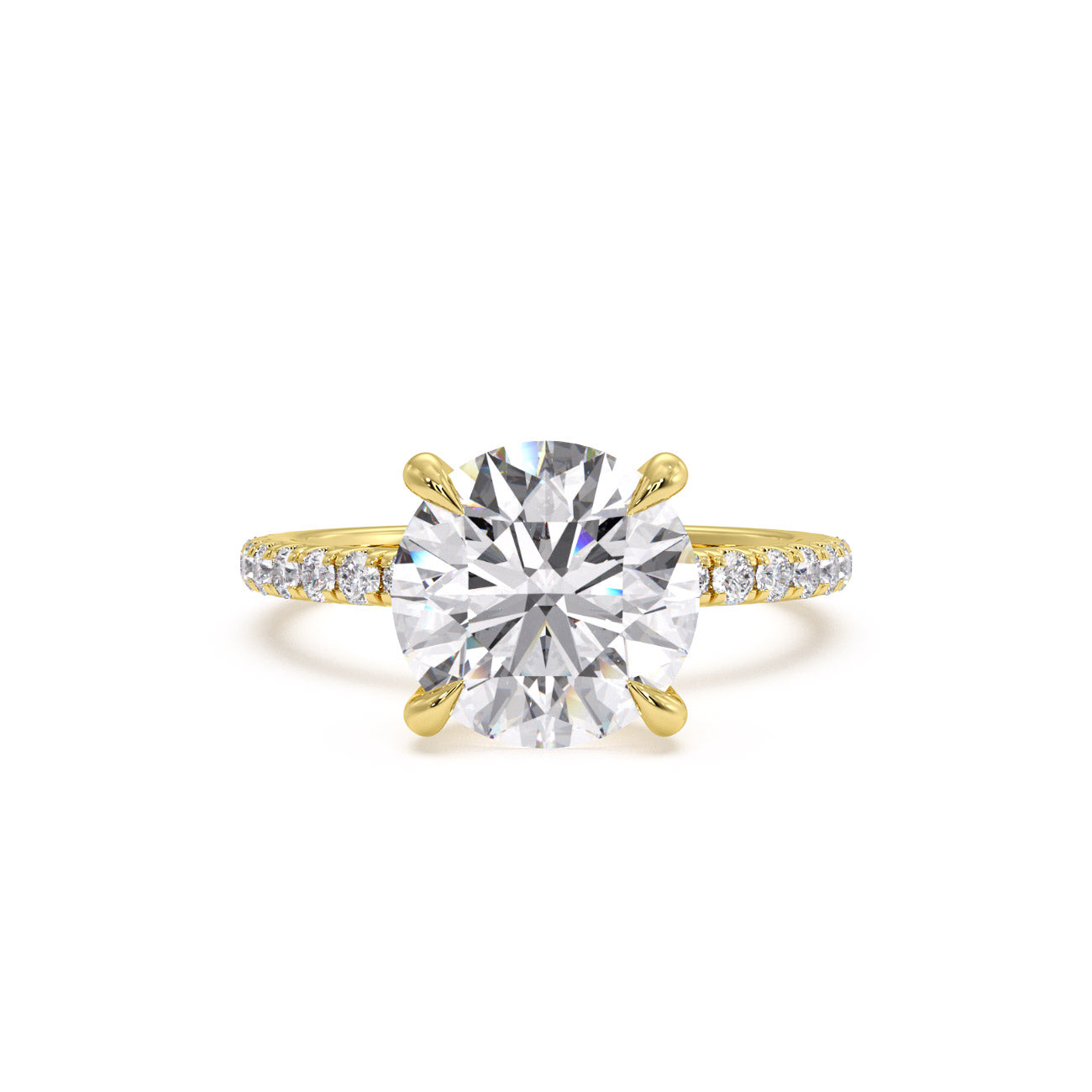 Zara - 4 Claw Pavé
