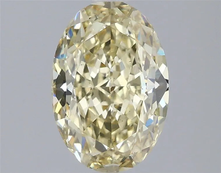 2.05ct Oval Lab Grown Diamond (Colour Fancy Intense Yellow, Clarity VS2, IGI Certified)