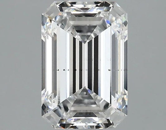 1.82ct Emerald Lab Grown Diamond (Colour D, Clarity VS2, IGI Certified)
