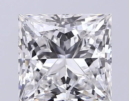 2.04ct Princess Lab Grown Diamond (Colour E, Clarity SI1, IGI Certified)
