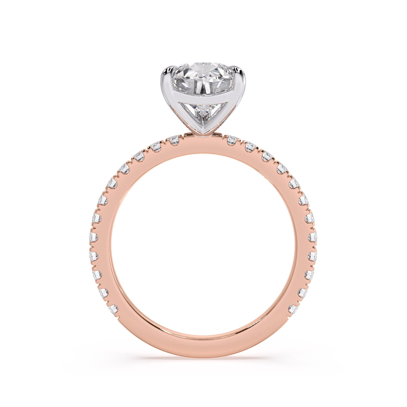 Zara - 4 Claw Pavé