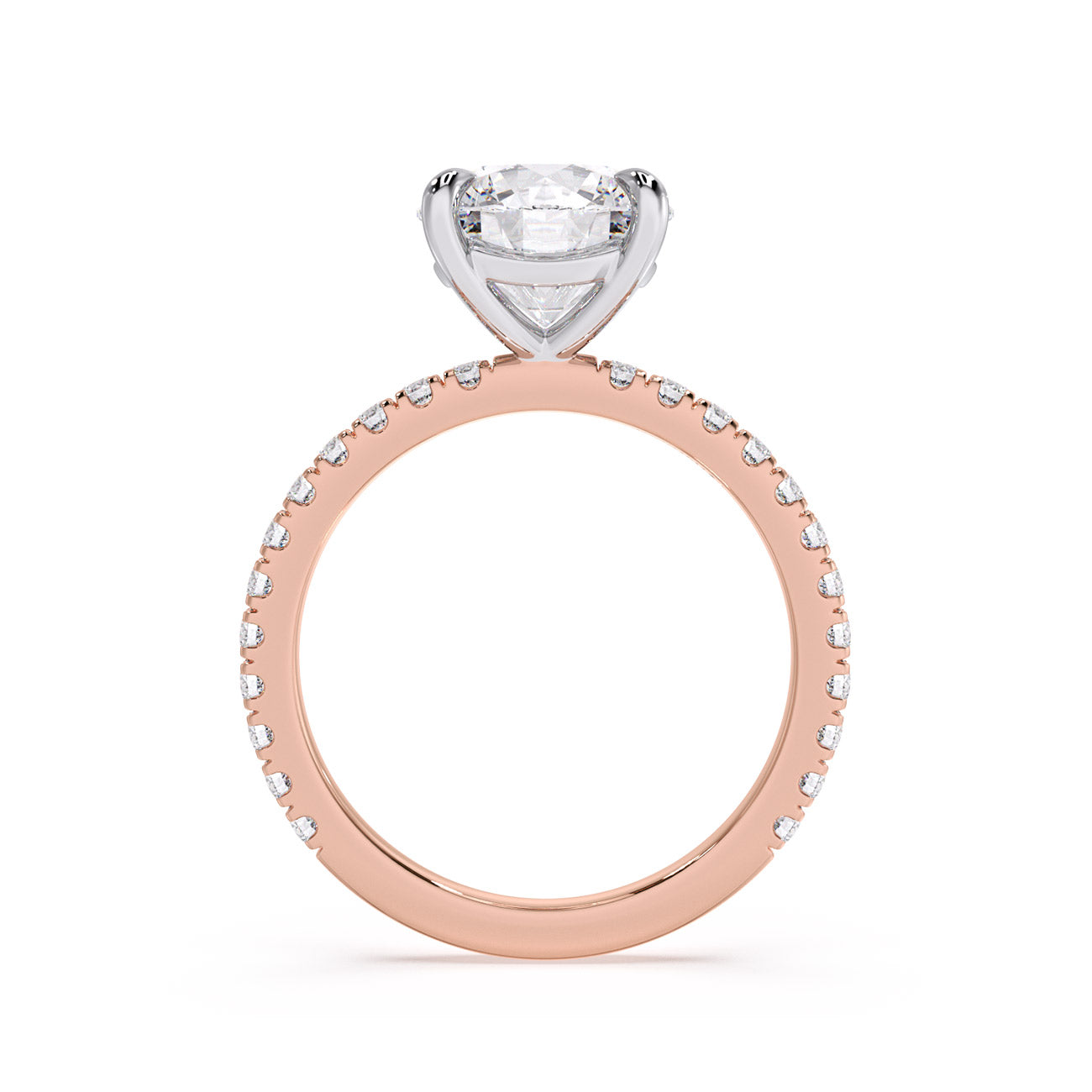 Zara - 4 Claw Pavé