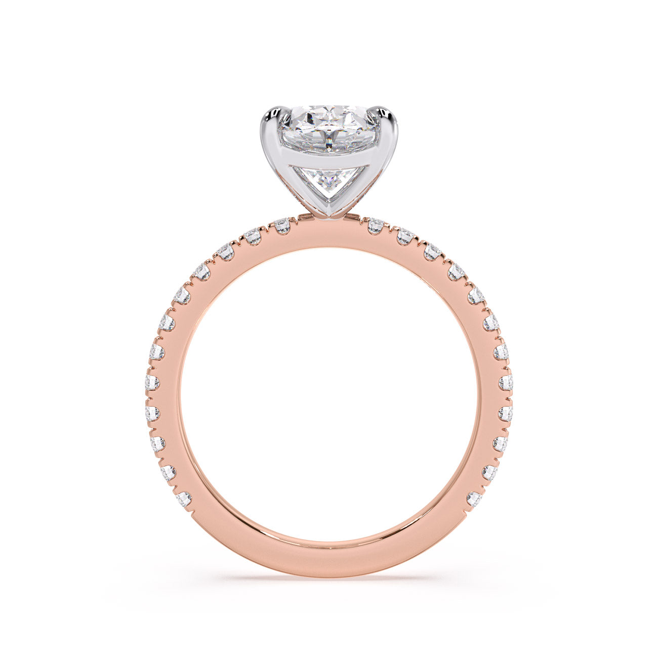 Zara - 4 Claw Pavé