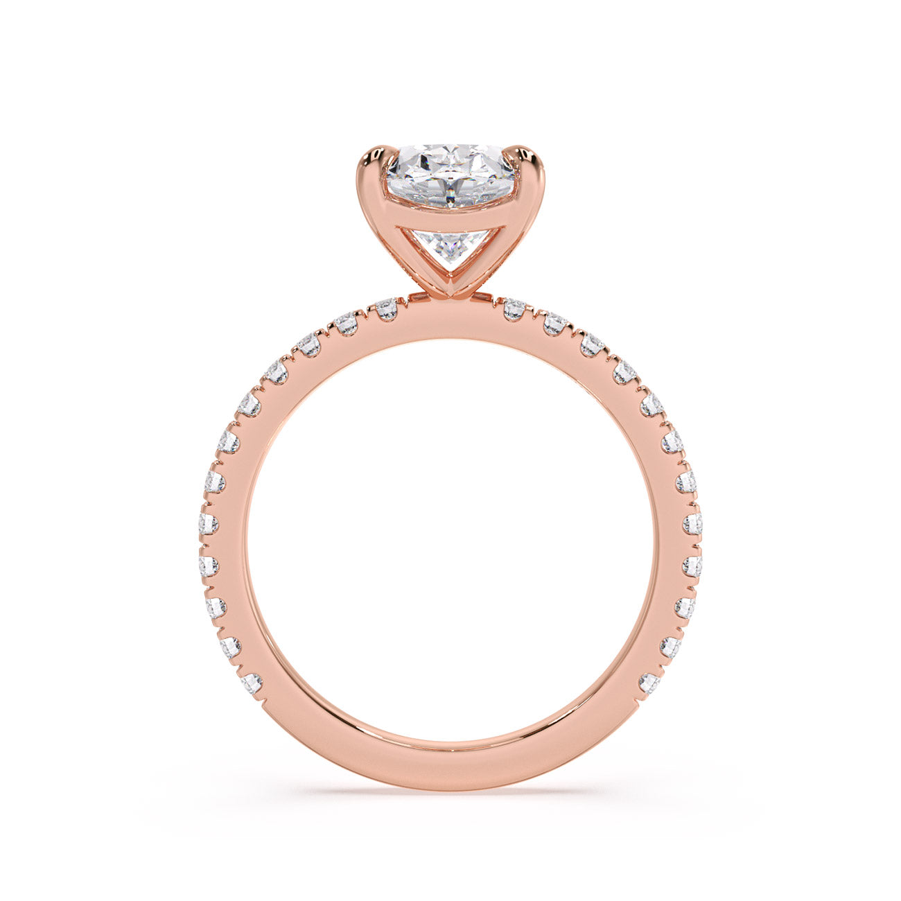 Zara - 4 Claw Pavé