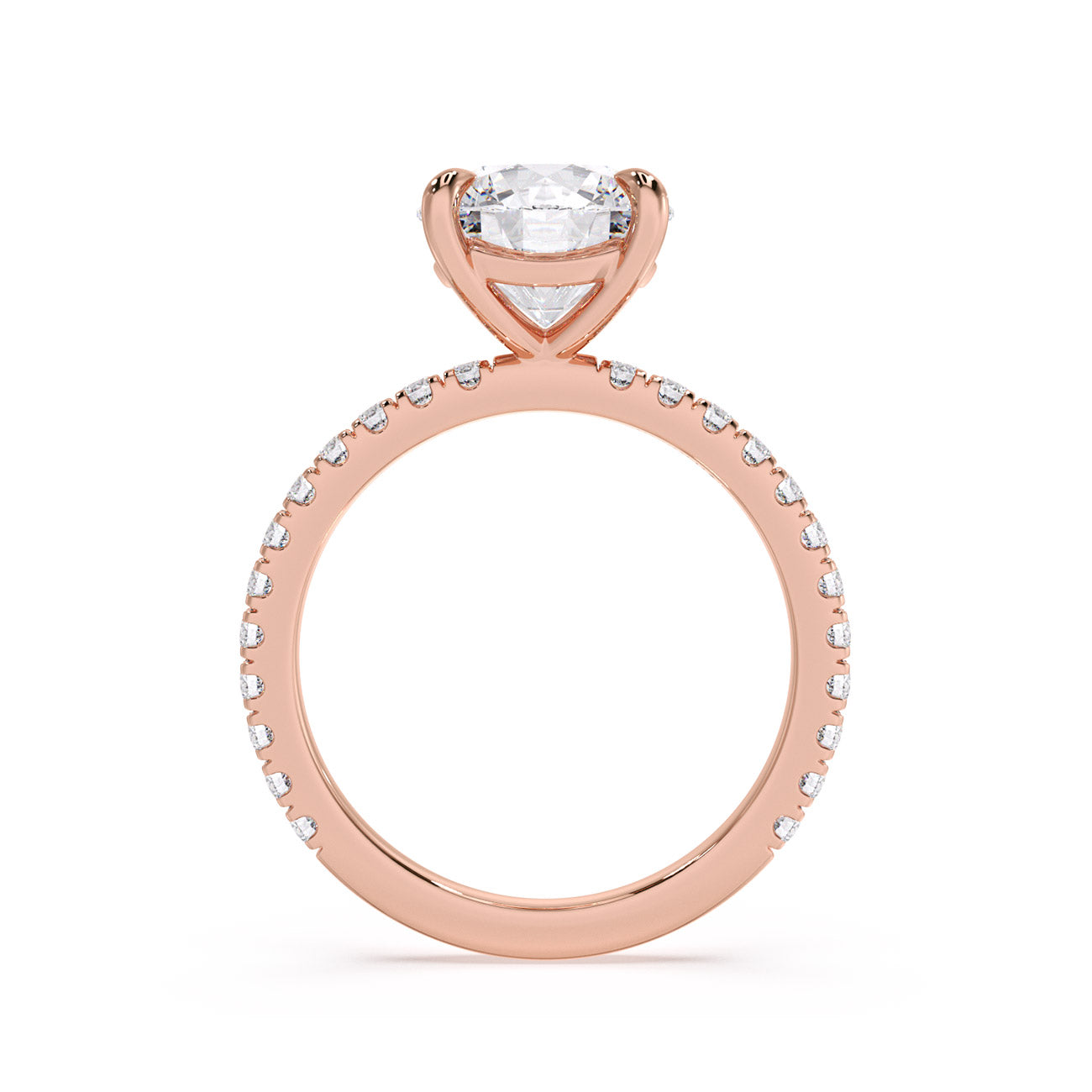 Zara - 4 Claw Pavé