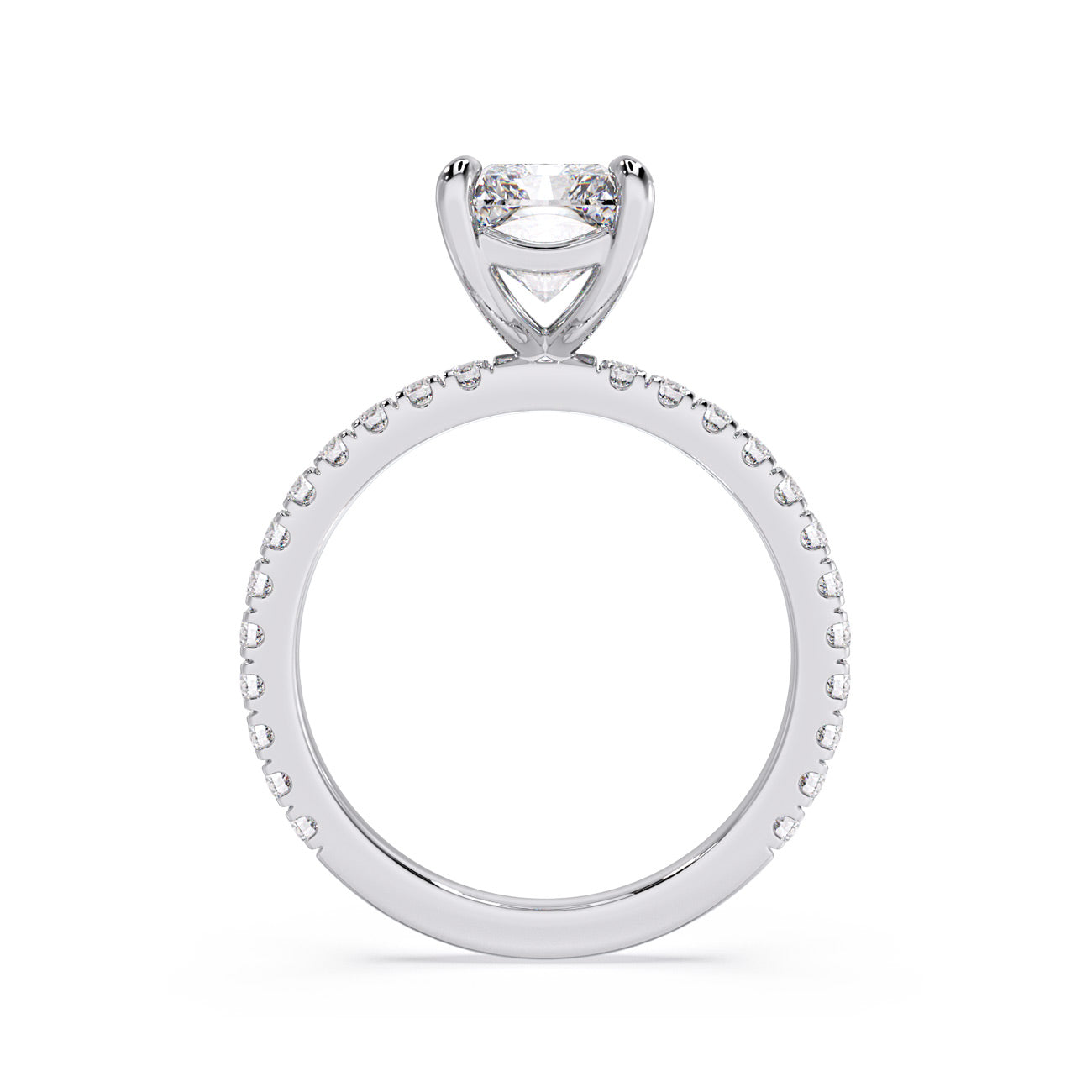 Zara - 4 Claw Pavé