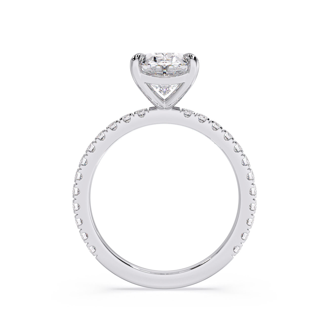Zara - 4 Claw Pavé