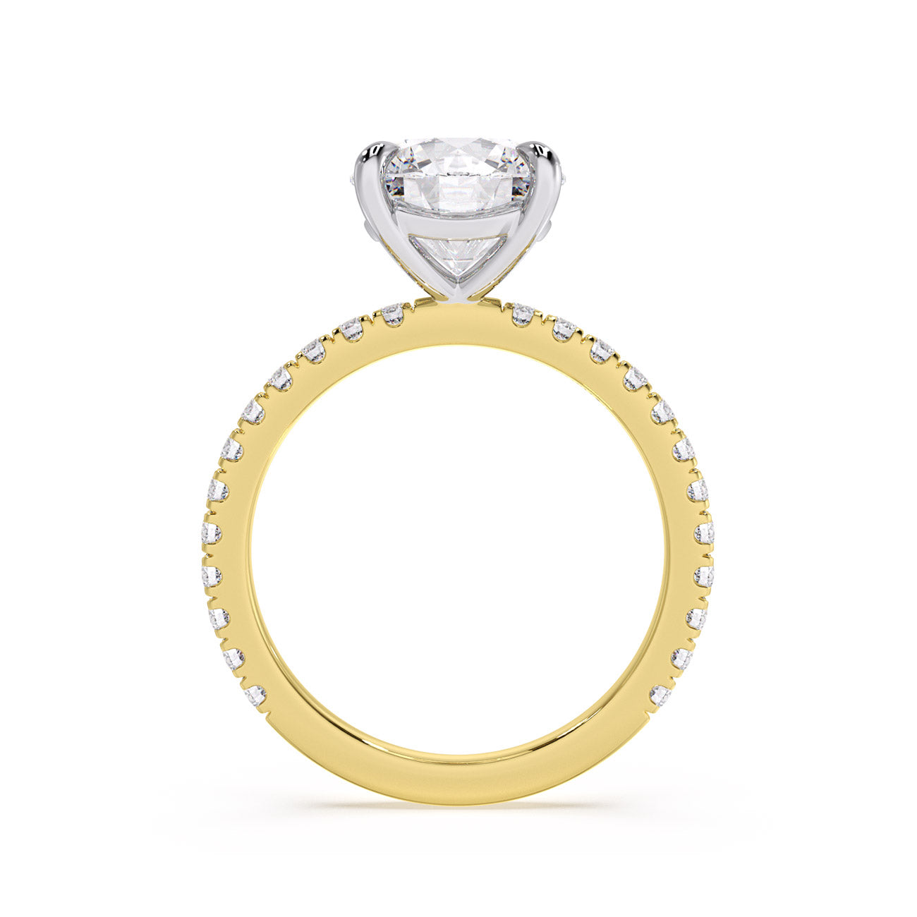 Zara - 4 Claw Pavé