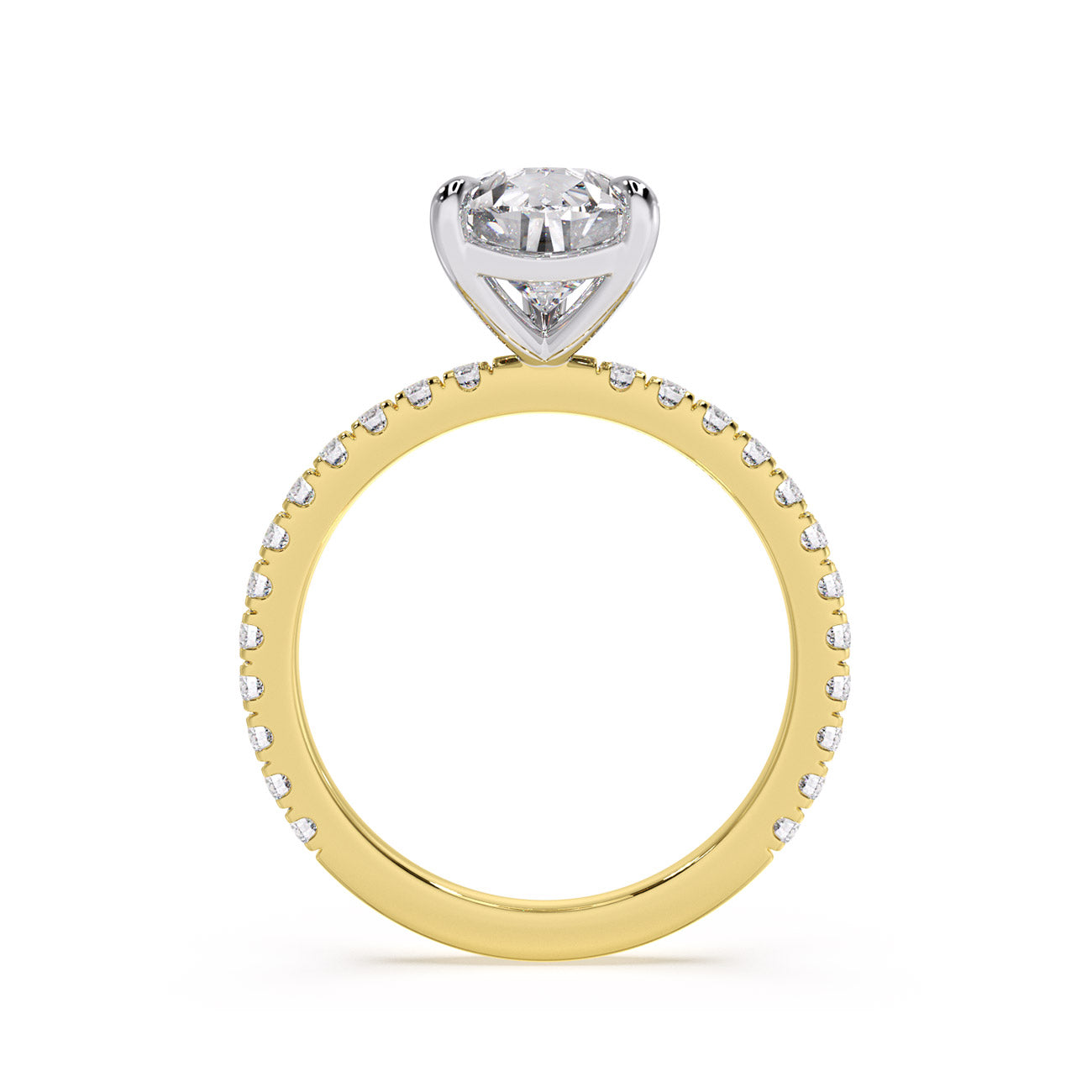 Zara - 4 Claw Pavé