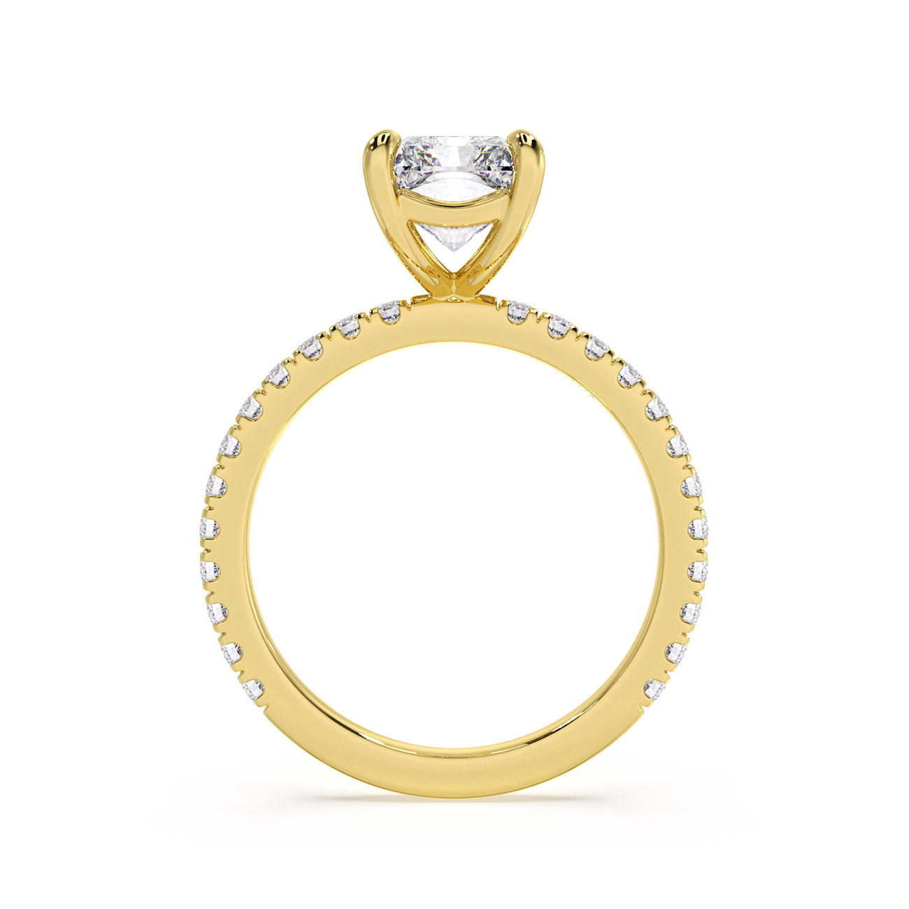 Zara - 4 Claw Pavé