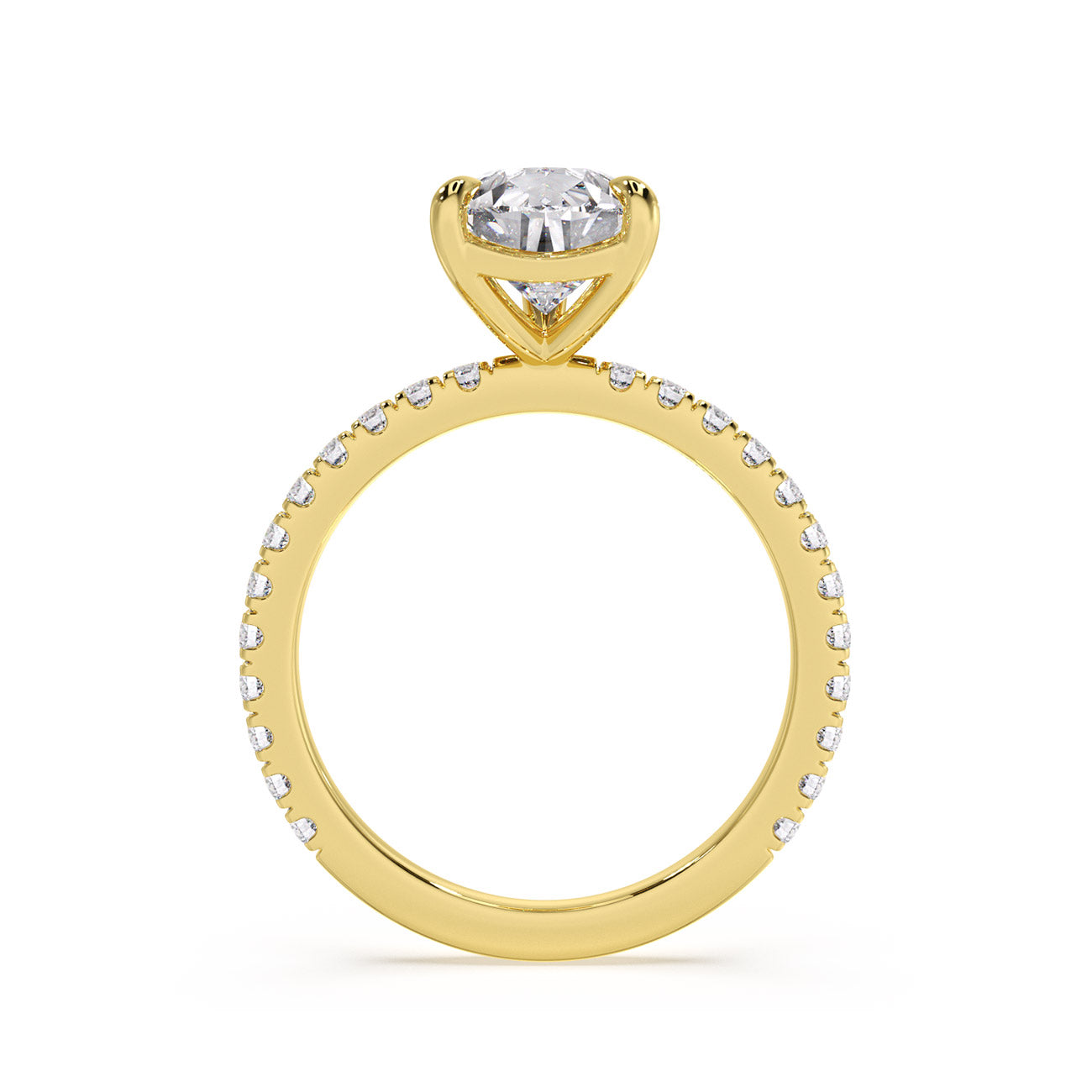 Zara - 4 Claw Pavé