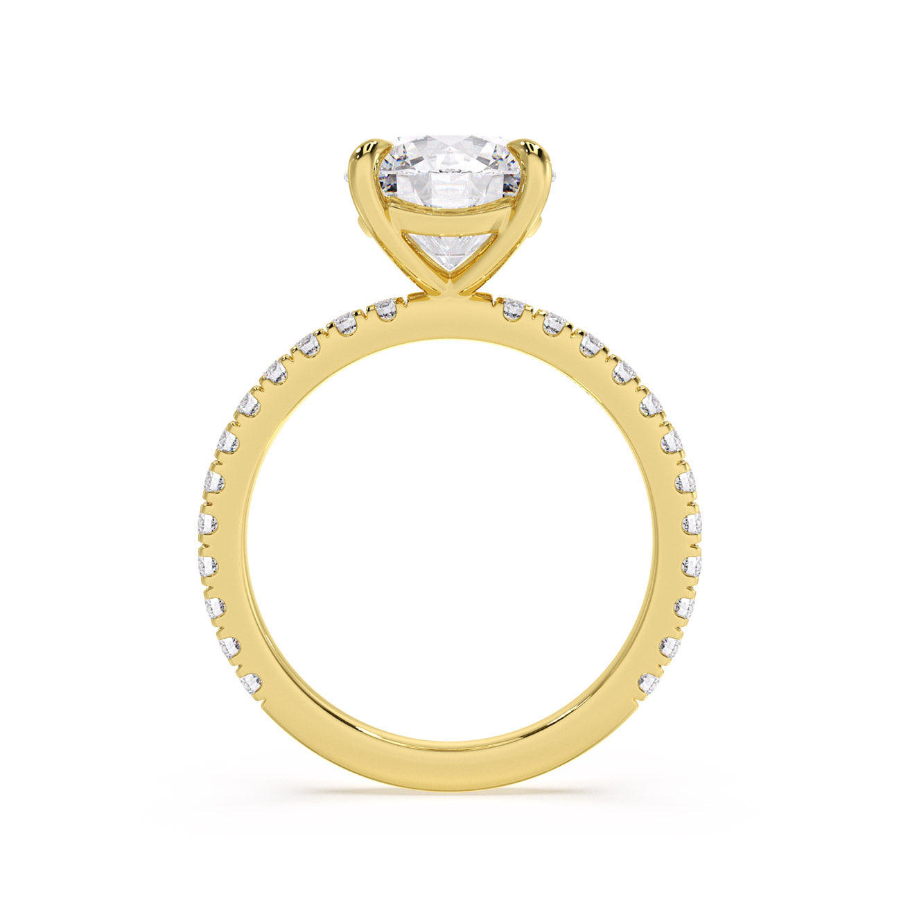 Zara - 4 Claw Pavé