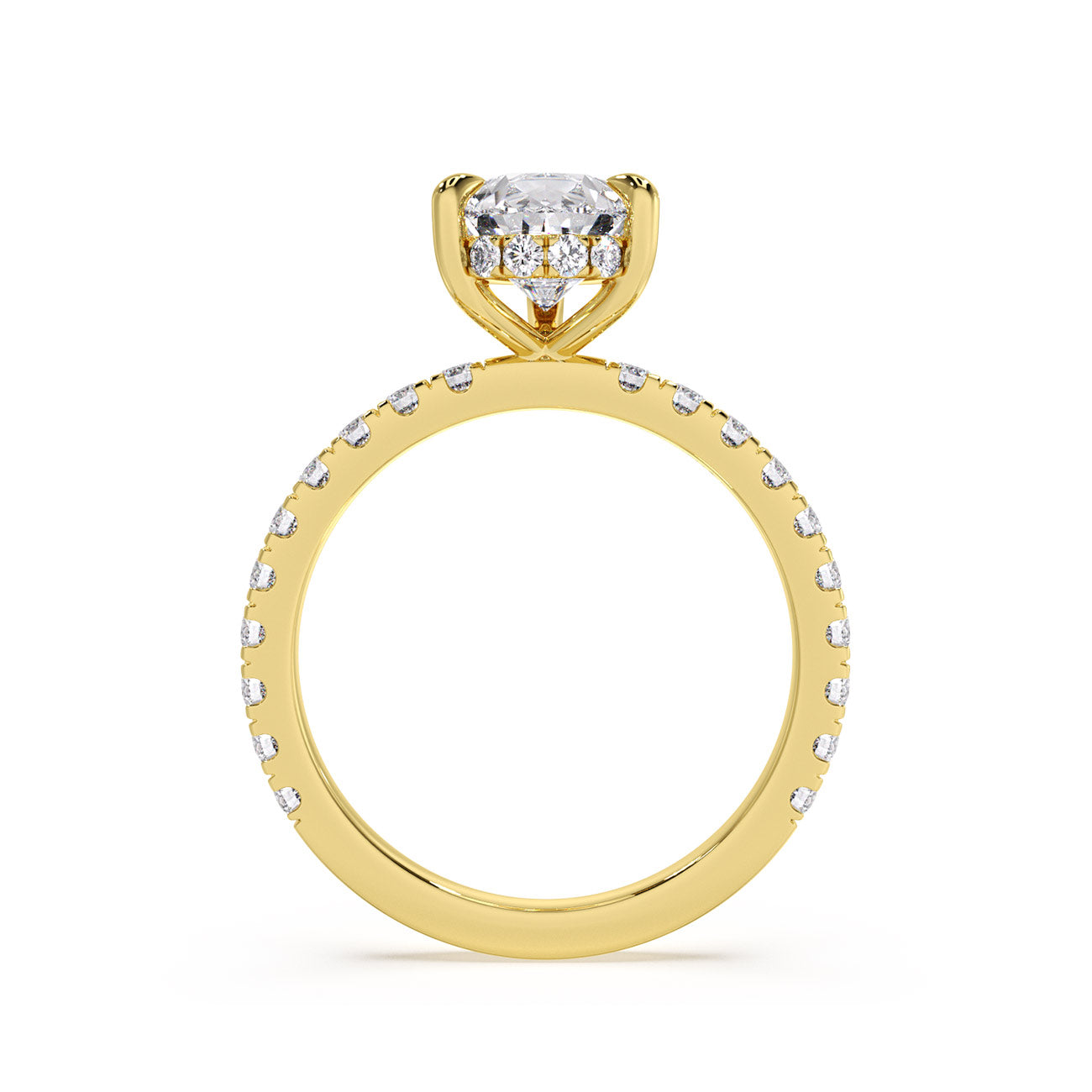 Sophina - Pavé W/ Hidden Halo