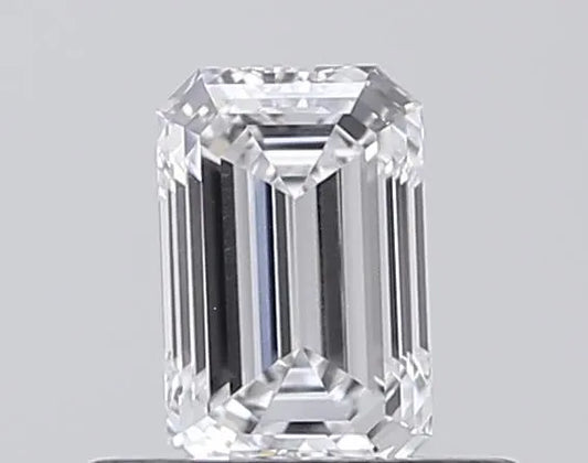 0.51ct Emerald Lab Grown Diamond (Colour D, Clarity VS1, IGI Certified)