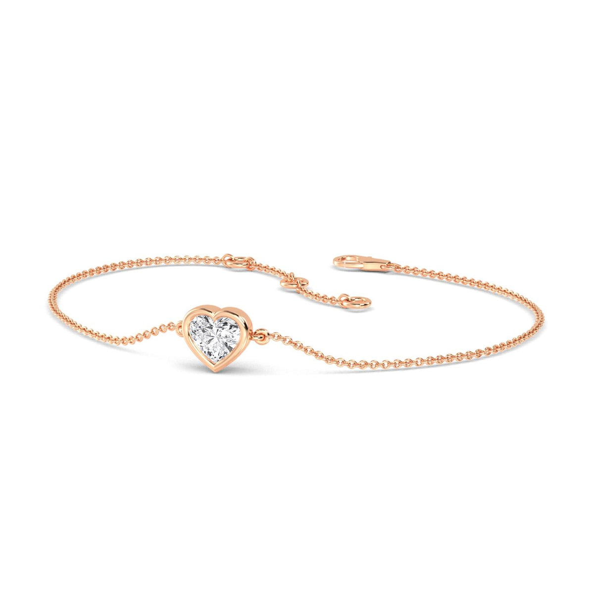 Rose Gold / 0.50ct Lab Grown Diamond Bracelet