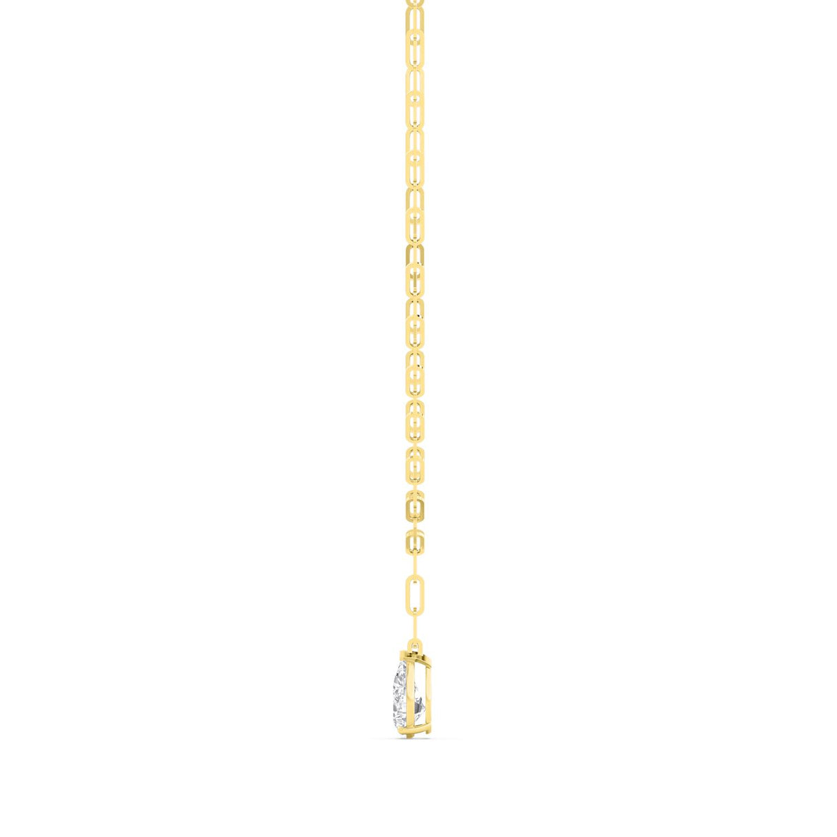 Yellow Gold / 5.07ct Lab Grown Diamond Necklace