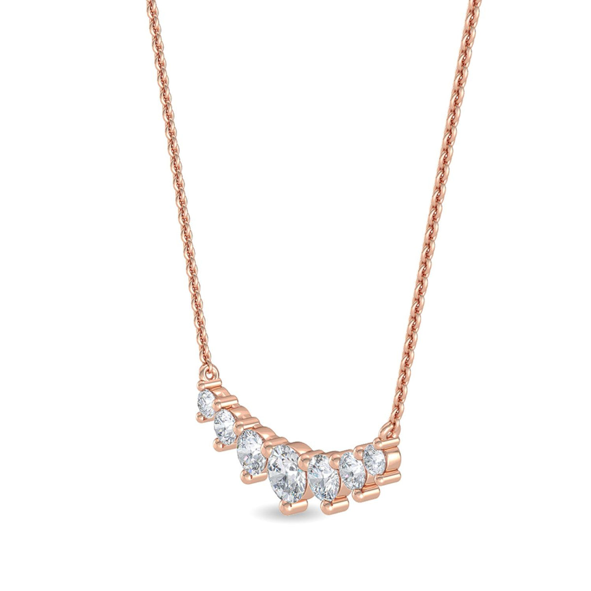 Rose Gold / Lab Grown Diamond Pendant