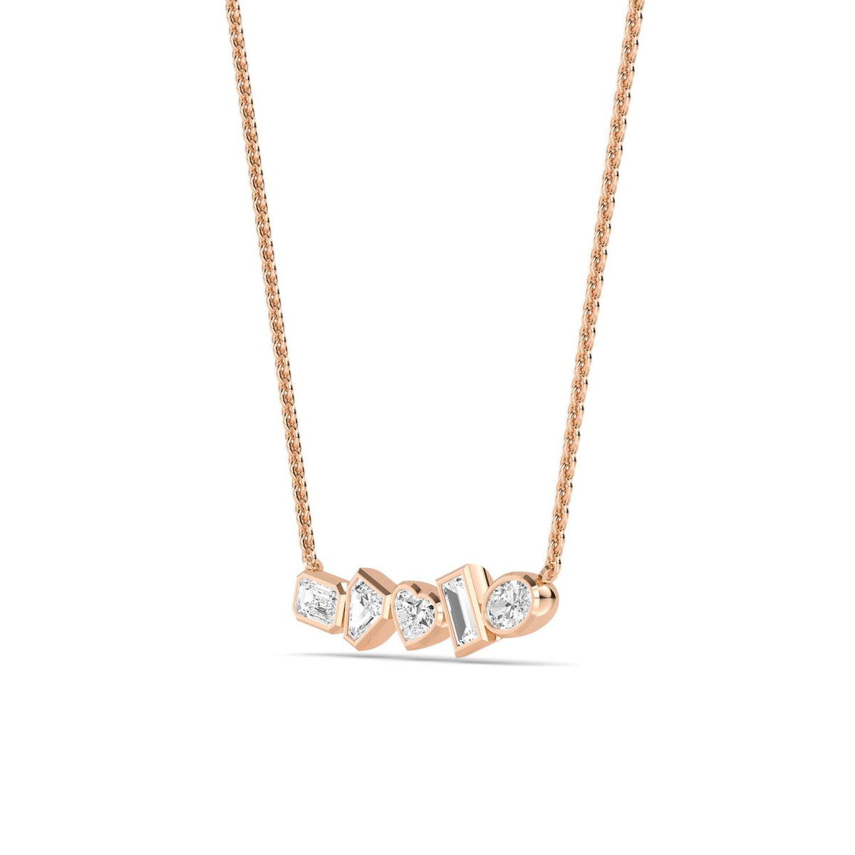Rose Gold / Lab Grown Diamond Pendant