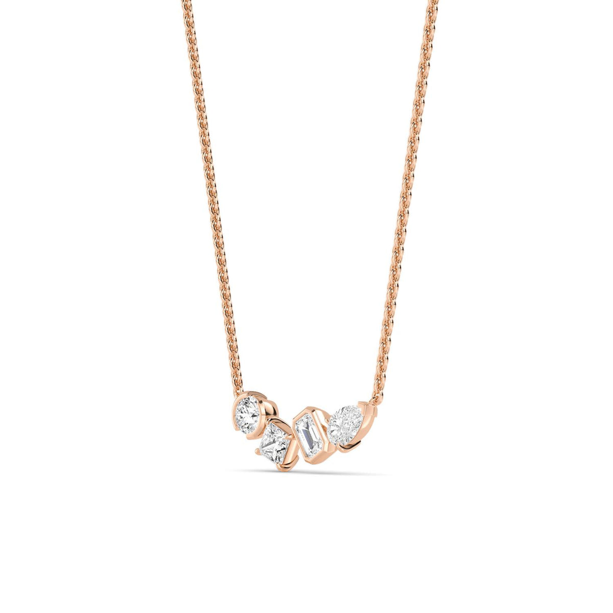 Rose Gold / Lab Grown Diamond Pendant
