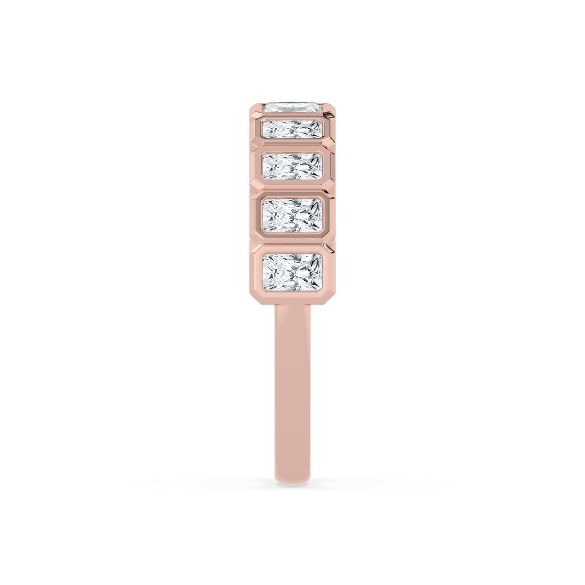 Rose Gold / Nina Diamond Wedding Band