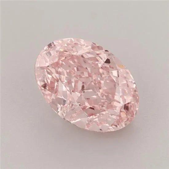 1.32ct Oval Lab Grown Diamond (Fancy Vivid Pink, Clarity VS1, IGI)