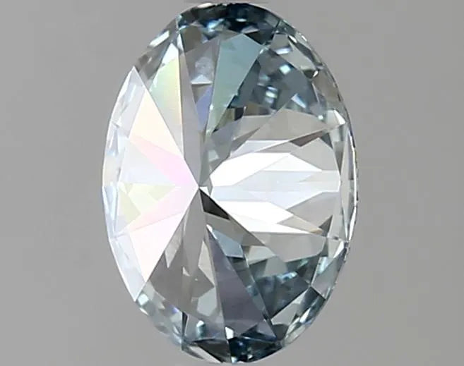 1.31ct Oval Lab Grown Diamond (Fancy Vivid Blue, Clarity VS1, IGI)