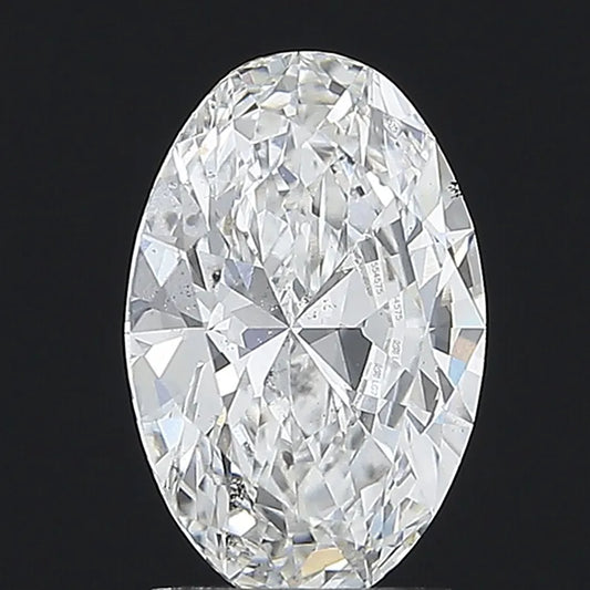 2.00ct Oval Lab Grown Diamond (Colour E, Clarity SI1, IGI Certified)