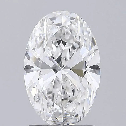 2.00ct Oval Lab Grown Diamond (Colour E, Clarity VS1, IGI Certified)