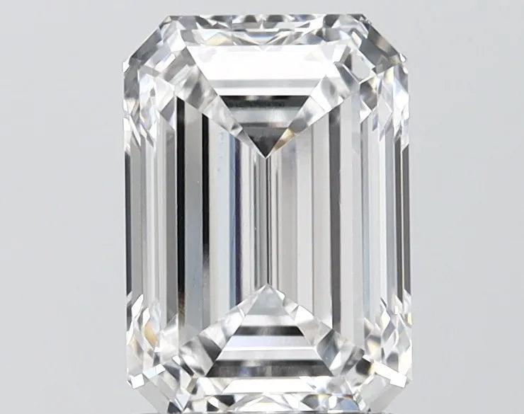 2.01ct Emerald Lab Grown Diamond (Colour D, Clarity VVS1, IGI Certified)