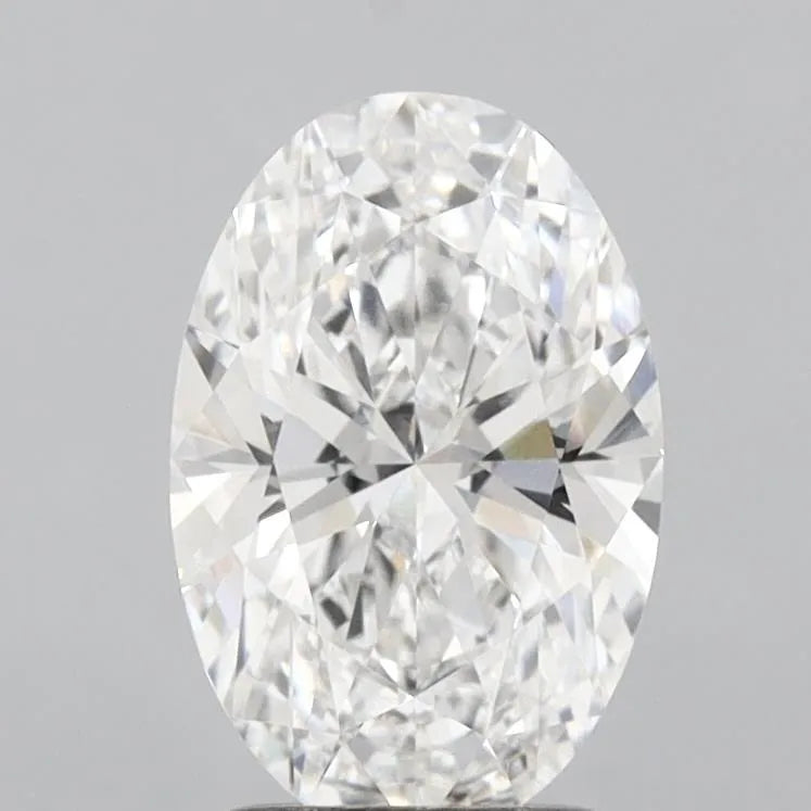 2.05ct Oval Lab Grown Diamond (Colour E, Clarity VVS1, IGI Certified)