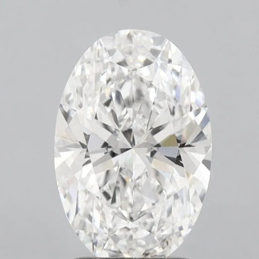2.05ct Oval Lab Grown Diamond (Colour E, Clarity VVS1, IGI Certified)