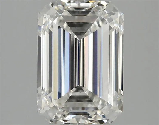 2.82ct Emerald Lab Grown Diamond (Colour F, Clarity VVS2, IGI Certified)