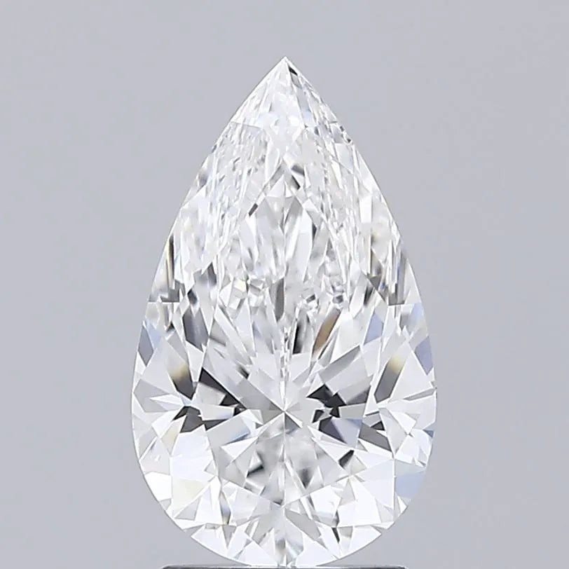 2.00ct Pear Lab Grown Diamond (Colour D, Clarity VVS2, IGI Certified)