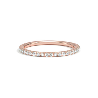 Sara 3/4 Pavé Wedding Band