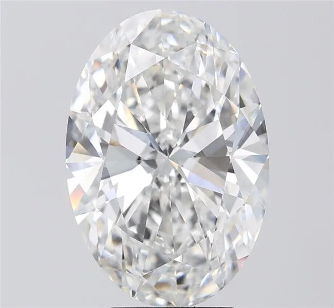 5.00ct Oval Lab Grown Diamond (Colour F, Clarity VVS2, IGI Certified)