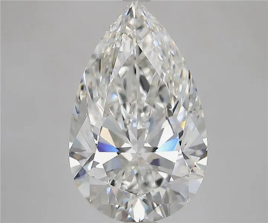 5.09ct Pear Lab Grown Diamond (Colour E, Clarity VVS1, IGI Certified)