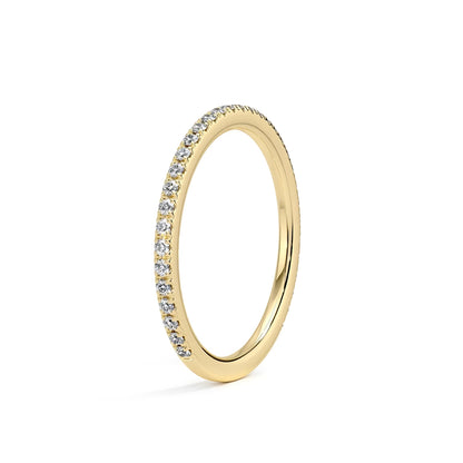 Sara 3/4 Pavé Wedding Band